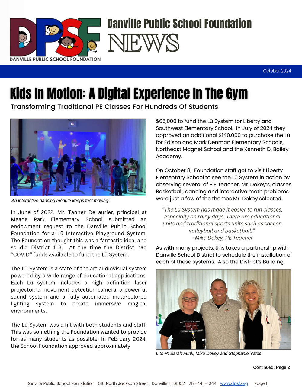 October Newsletter