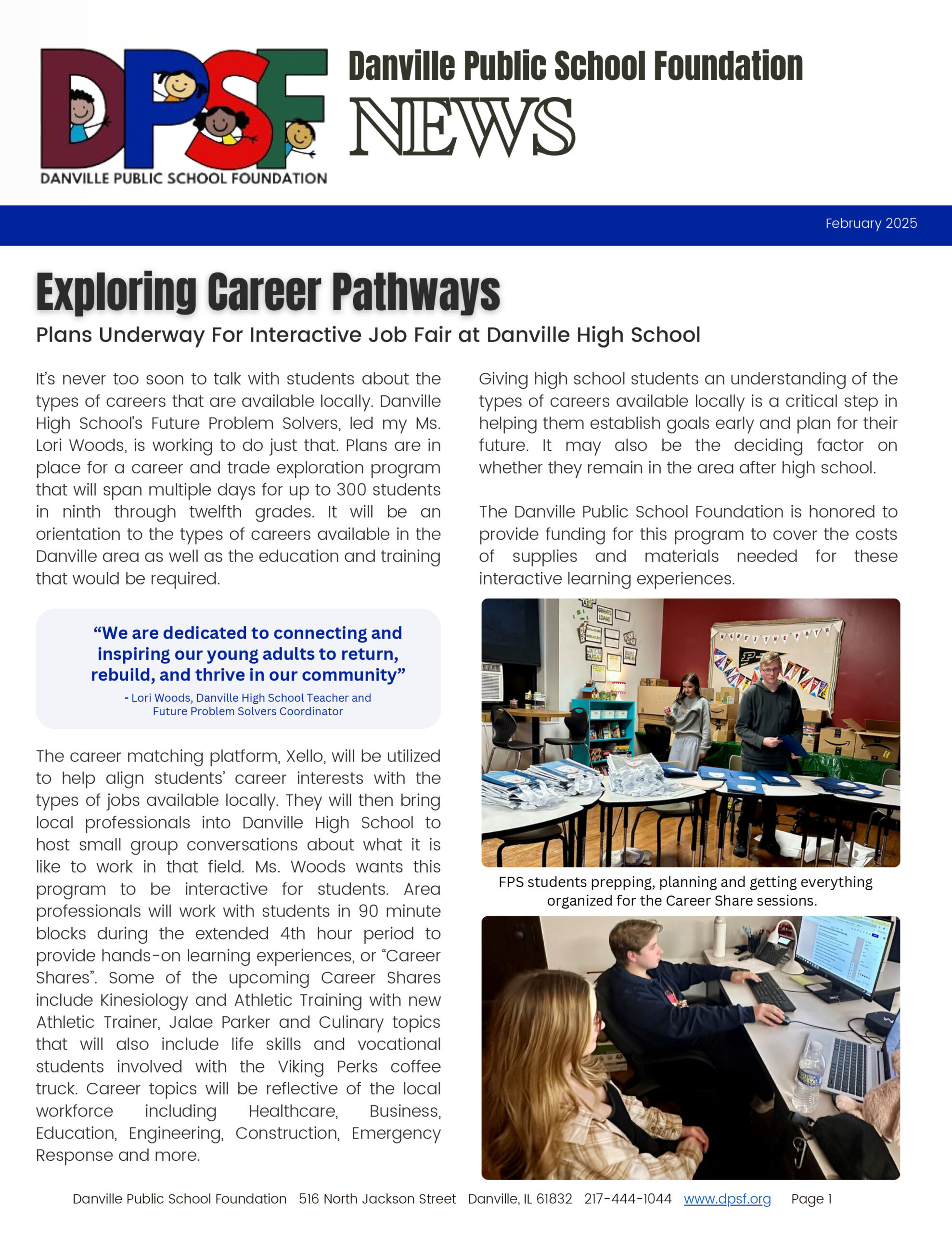 DPSF February 2025 Newsletter